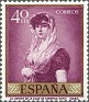 Spain 1958 Goya 40 CTS Violet Edifil 1211. España 1958 1211. Uploaded by susofe